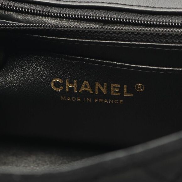 Chanel Shoulder Bag 2.55 Black Fabric 2.55 Mini Matelasse Chain Shoulder Ladies - Picture 4 of 10